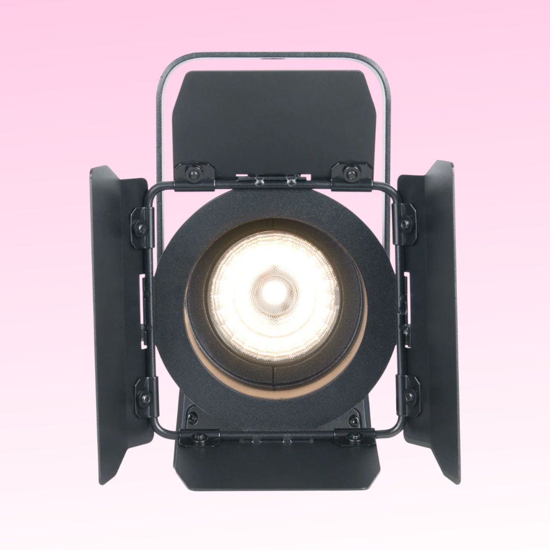 Front view of ADJ Presenter Solo Pak II on pink background