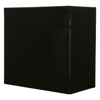 Angled view of ADJ Pro Event Table Scrim Black on white background