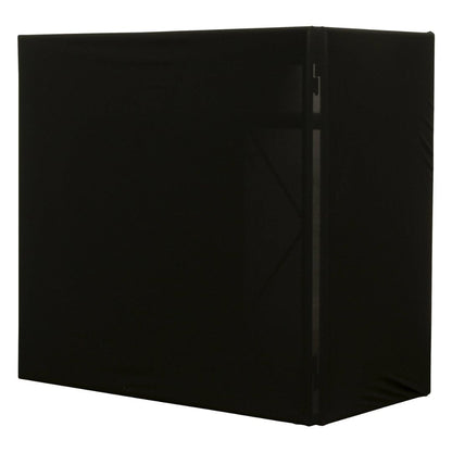 Angled view of ADJ Pro Event Table Scrim Black on white background