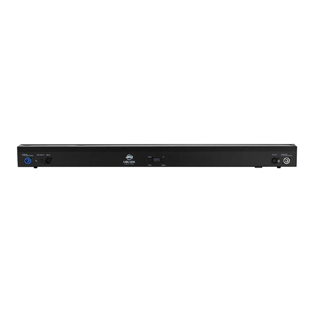 Rear view of ADJ UBL120 LED Bar on white background