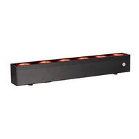 Angled side view of ADJ UBL6H LED Bar on white background