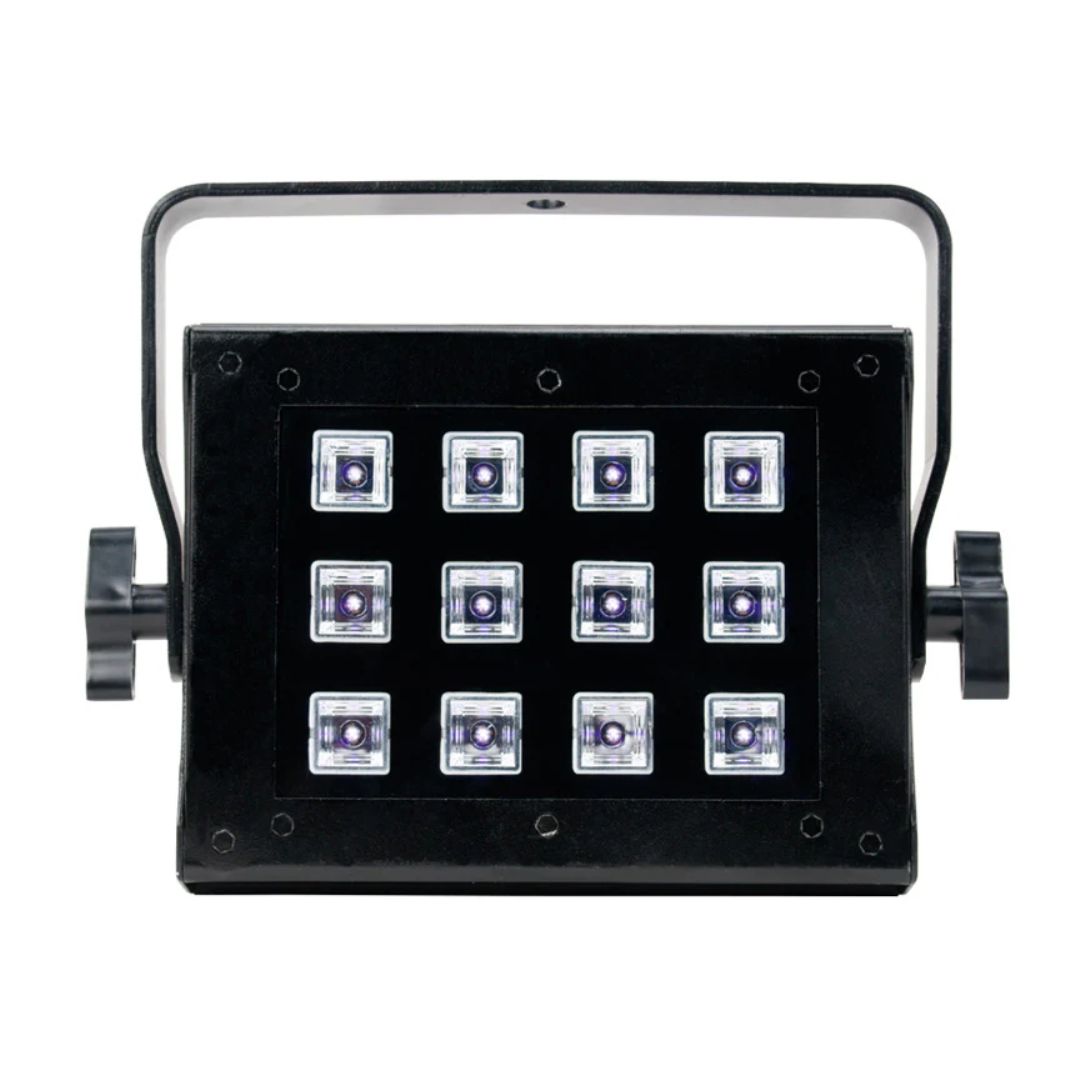 Front view of ADJ UV Flood 36 LED Blacklight on white background