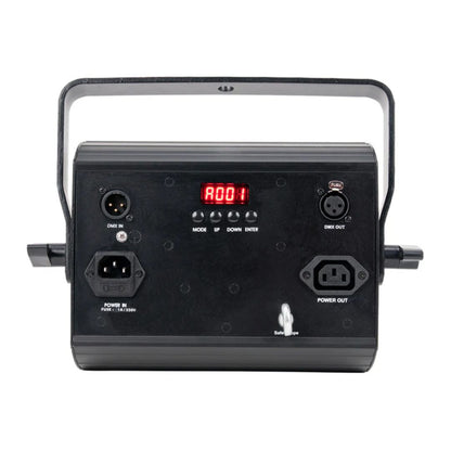 Rear view of ADJ UV Flood 36 LED Blacklight on white background