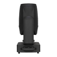 Side view of ADJ VIZ315 Vizi Beam CMY with beam pointing up on white background