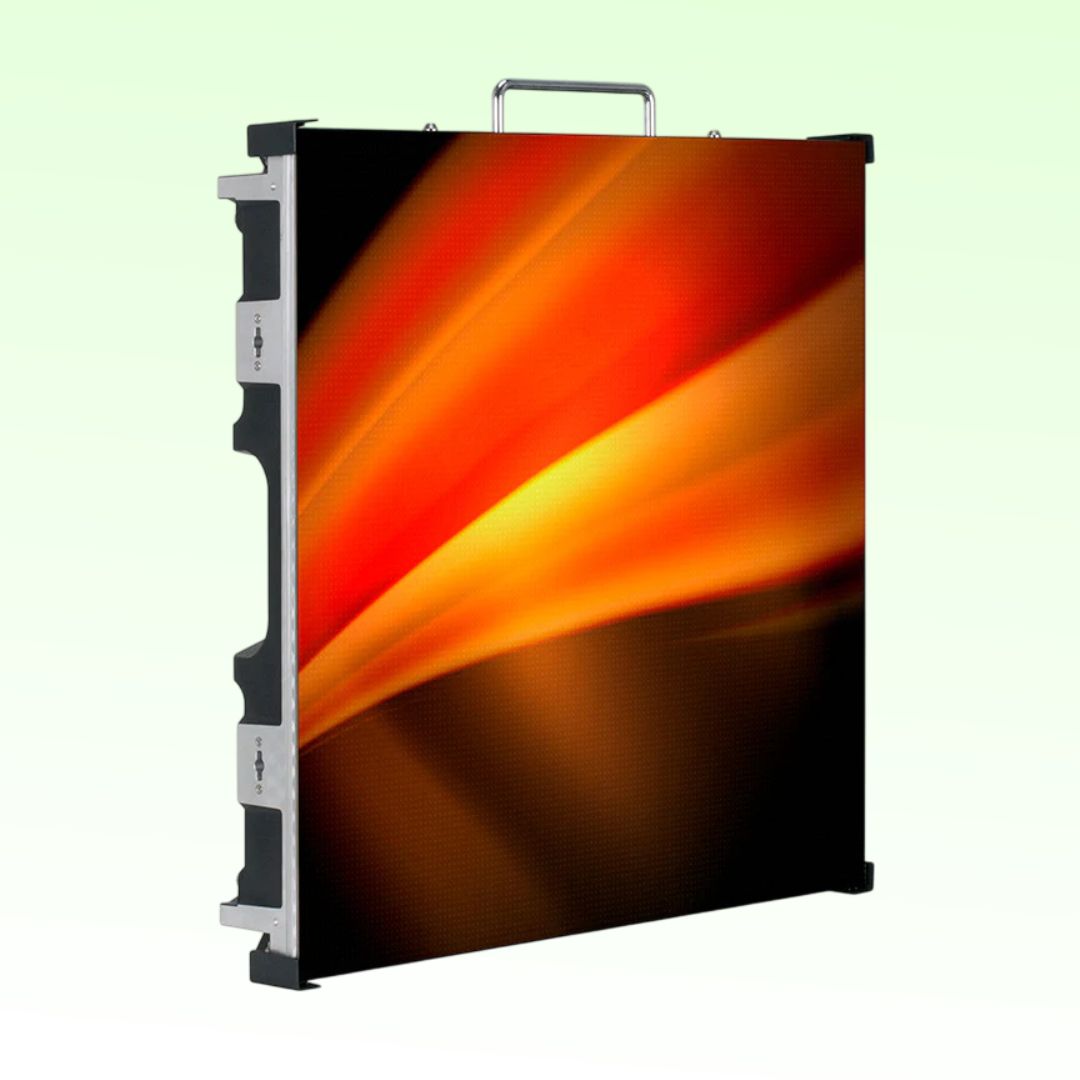 Angled front view of ADJ VS2 Panel on green background