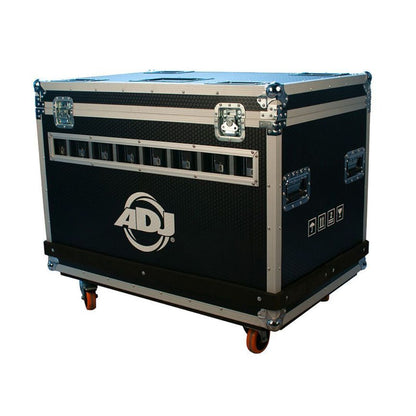 Angled front view of ADJ VS3134 Flight Case with closed lid on white background