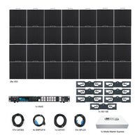 Inclusions of ADJ VS3 7X4 Video System on white background
