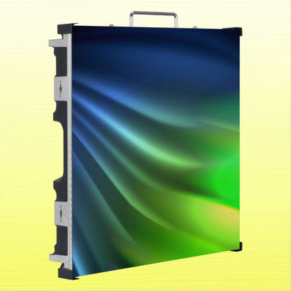 Angled front view of ADJ VS5 Panel on yellow background