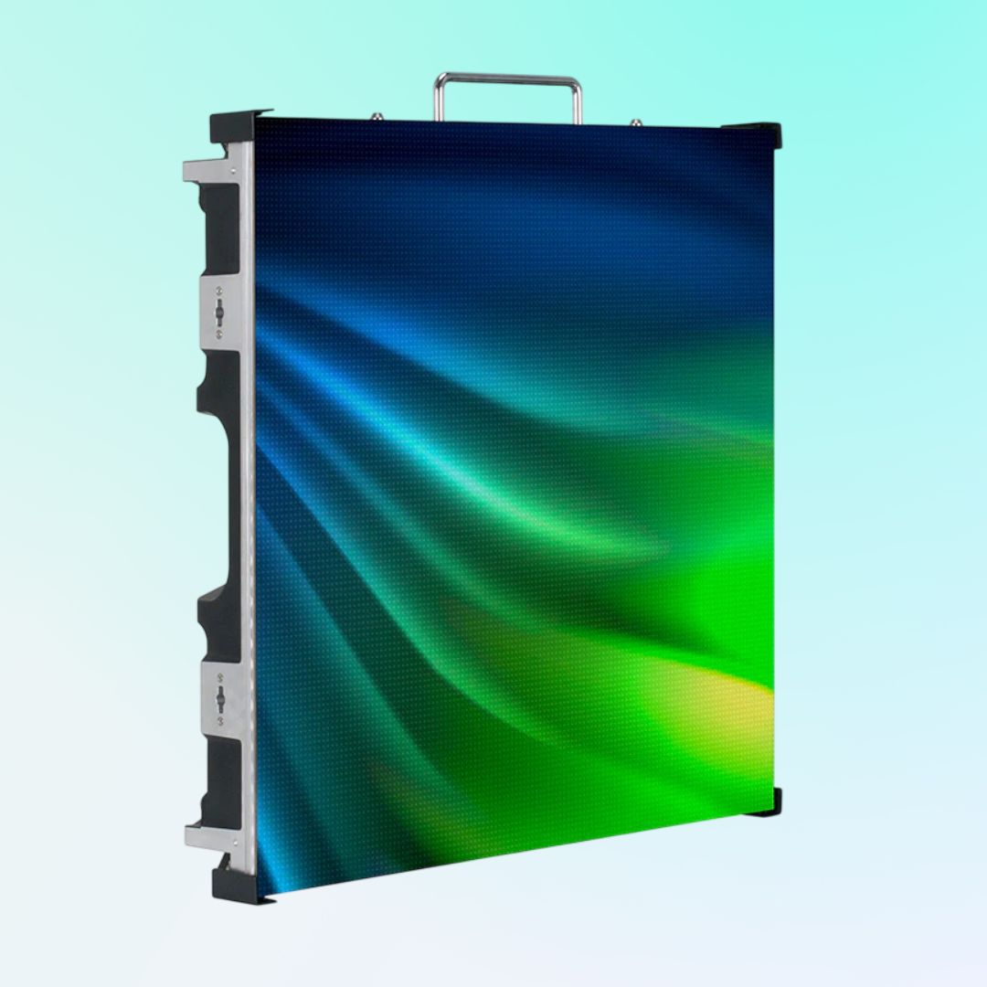 Angled front view of ADJ VS5 Panel on blue background