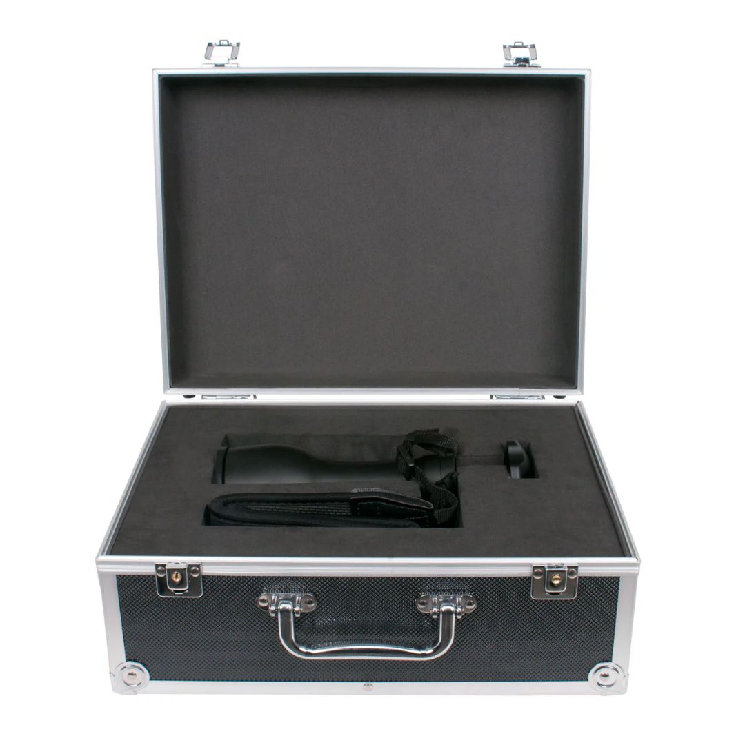 Front view of ADJ VSMRT Magnetic Module Removal Tool carrying case on white background
