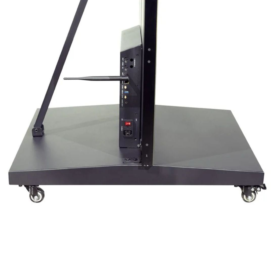 Close up view of ADJ WMS2 Media System Single Setup control panel on white background