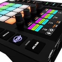 Close up top view of ADJ WMX1 Mk2 DMX Lighting Controller on white background