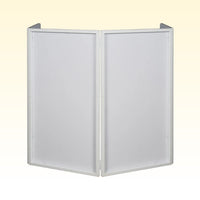 Front view of ADJ White Replacement Scrim for Event Facade II on White Event Facade II on yellow background