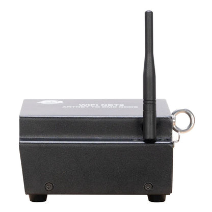 Rear view of ADJ WiFi NET 2 Wireless Node on white background