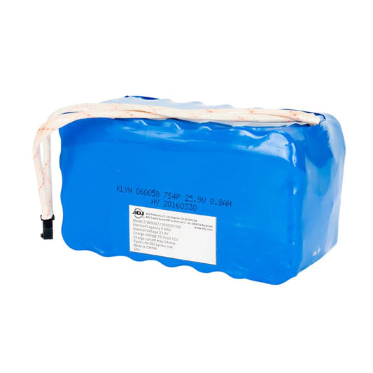 Angled front view of ADJ Z-WIB162 Replacement Battery for Wifly EXR HEX Par on white background