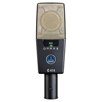 Front view of AKG C414 XLS Large-Diaphragm Condenser Microphone on white background