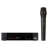 Inclusions of AKG DMS100 Wireless Microphone Set on white background