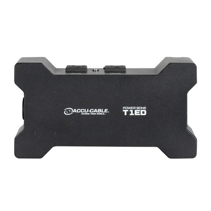 Front view of Accu-Cable Power Bone T1ED Power Distribution Box on white background