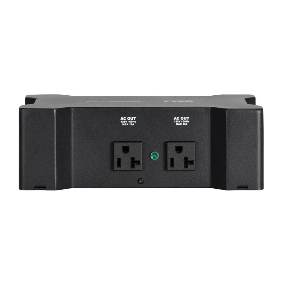 Side view of Accu-Cable Power Bone T1ED Power Distribution Box on white background