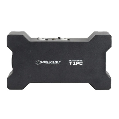Top view of Accu-Cable Power Bone T1PC Power Distribution Box on white background