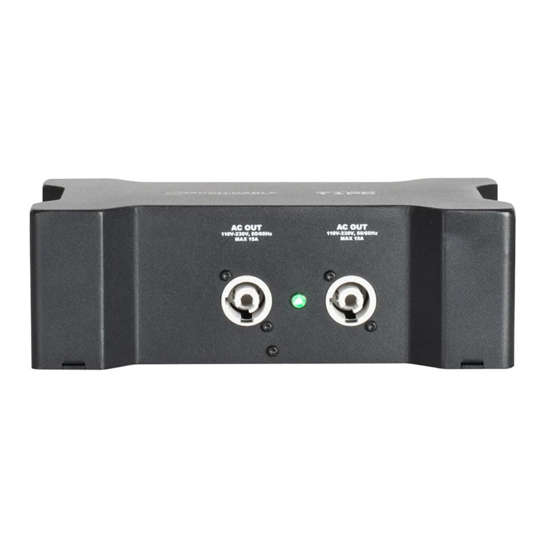 Front view of Accu-Cable Power Bone T1PC Power Distribution Box on white background