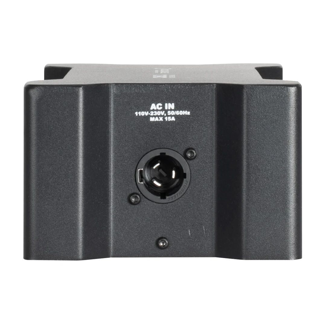 Right side ports view of Accu-Cable Power Bone T1PC Power Distribution Box on white background