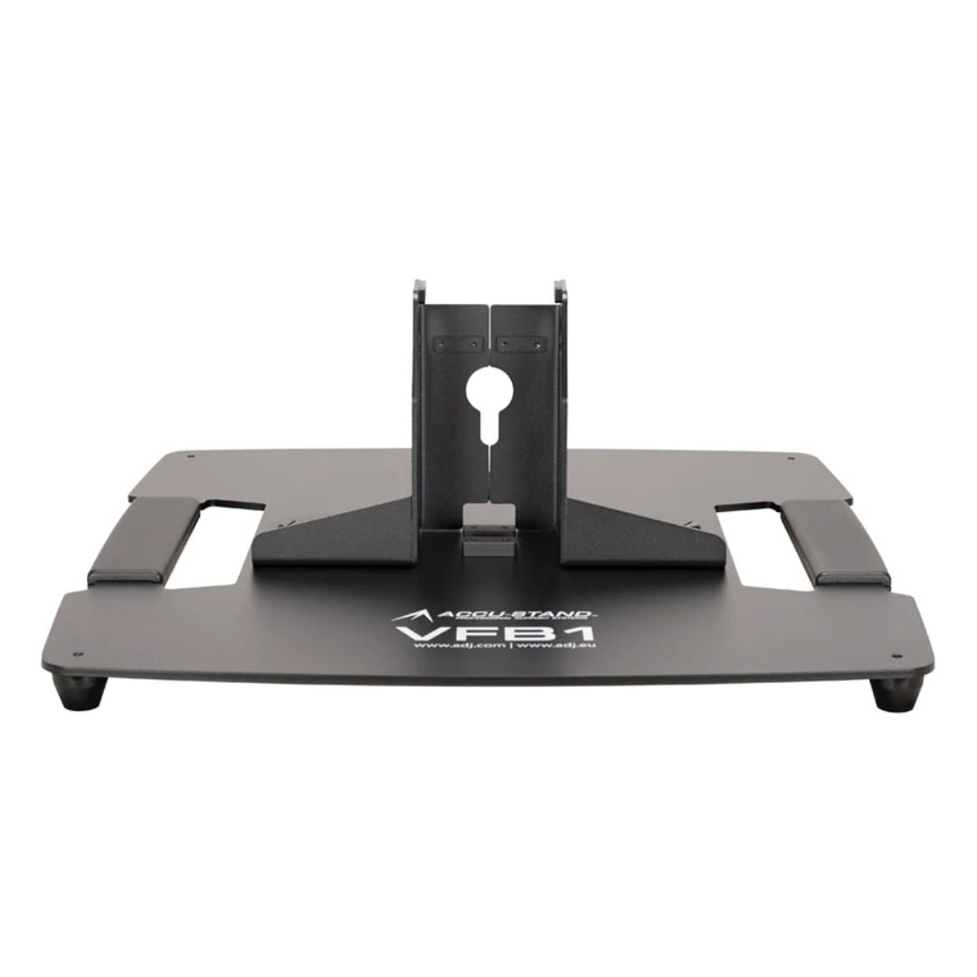 Front view of Accu-Stand VFB1 Floor Base on white background