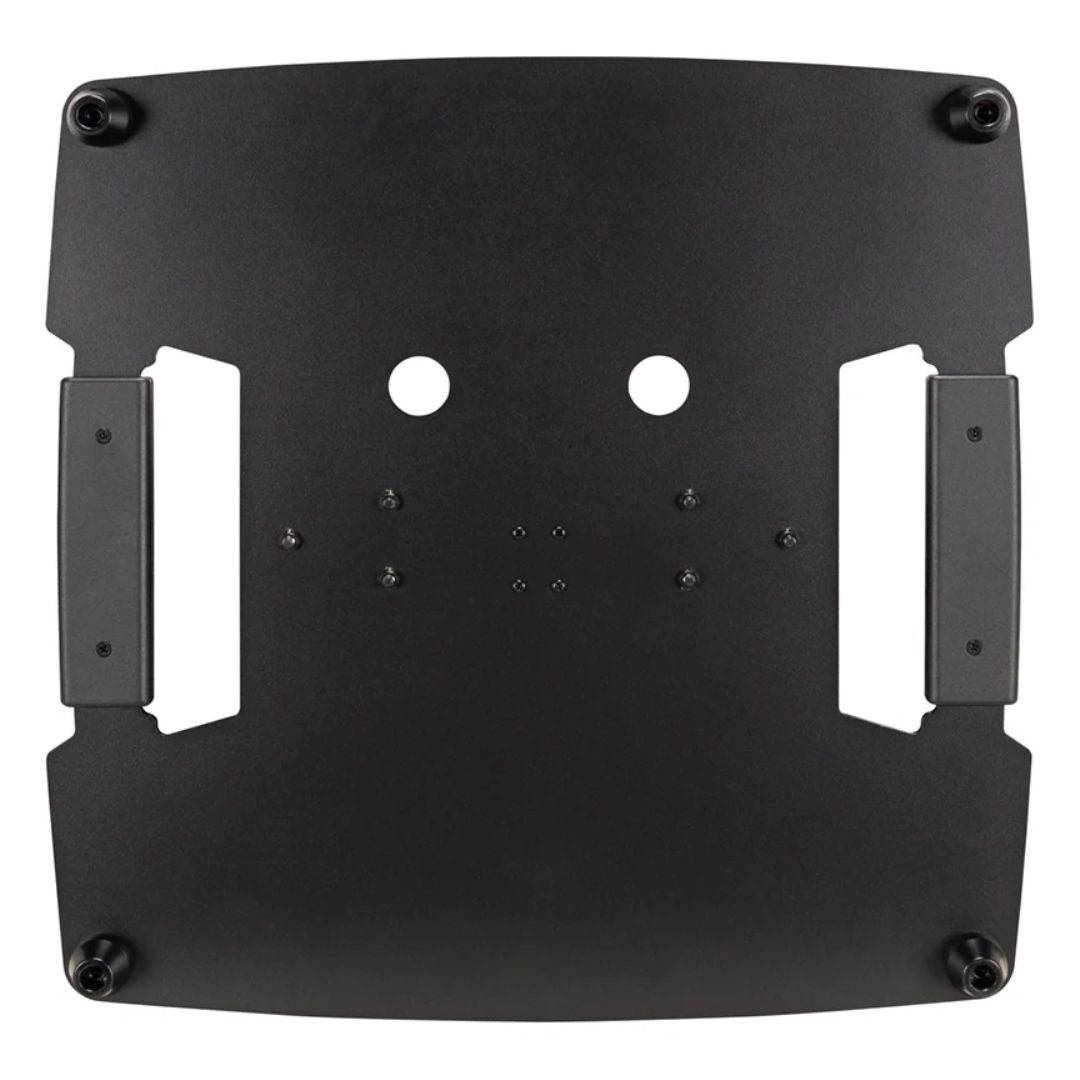 Bottom view of Accu-Stand VFB1 Floor Base on white background