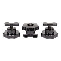 Screws of Accu-Stand VFB1 Floor Base on white background