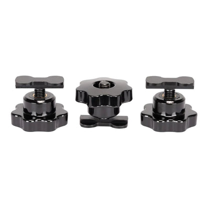 Screws of Accu-Stand VFB1 Floor Base on white background