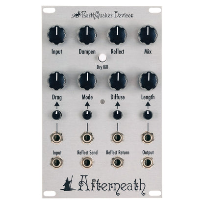 Front view of Afterneath EarthQuaker Devices Eurorack Module on white background