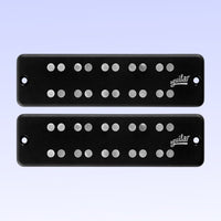 Front view of Aguilar AG 5SD-D4 5-String Super Double Bass Pickup Set on purple background