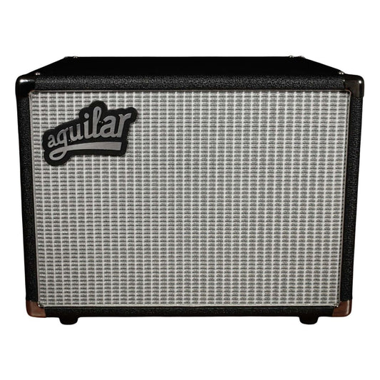 Front view of Aguilar DB 112 Bass Cabinet on white background