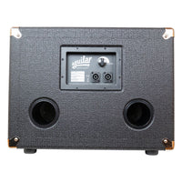 Rear view of Aguilar DB 112 Bass Cabinet on white background