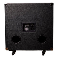 Rear view of Aguilar DB 410 Bass Cabinet on white background