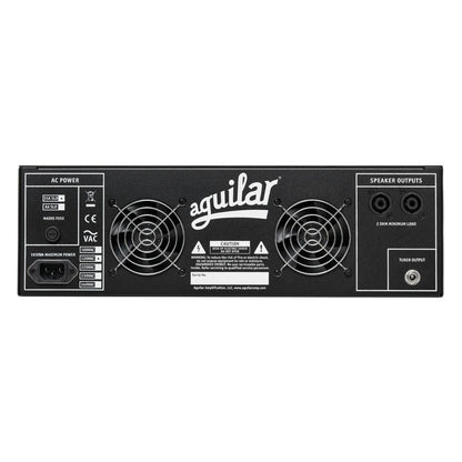 Rear view of Aguilar DB 751 Bass Amp Head on white background