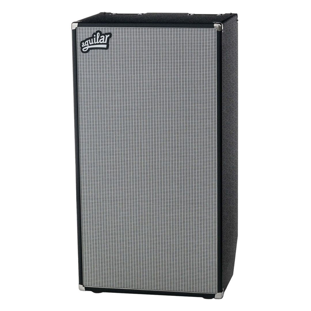 Front view of Aguilar DB 810 Bass Cabinet on white background