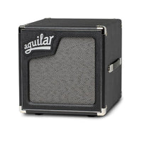 Front view of Aguilar SL 110 Bass Cabinet Black on white background