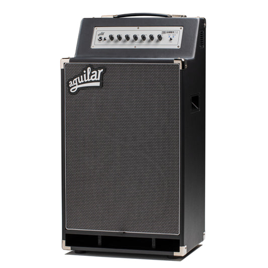 Angled front view of Aguilar Tone Hammer 210 Combo on white background