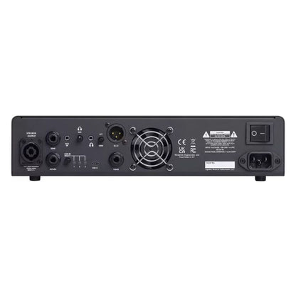 Rear view of Aguilar Tone Hammer 700 Bass Amp Head on white background