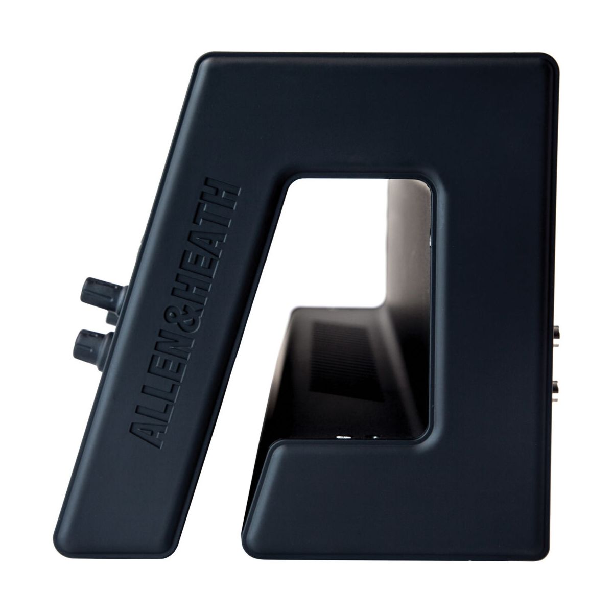 Side view of Allen & Heath Qu-Pac Rackmount Digital Mixer on white background