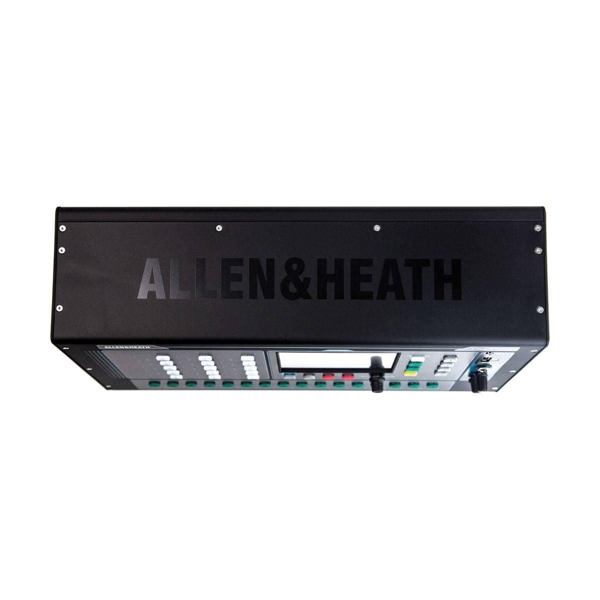Top view of Allen & Heath Qu-Pac Rackmount Digital Mixer on white background