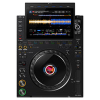 Front view of AlphaTheta CDJ-3000X on white background