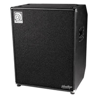 Angled front view of Ampeg HSVT-410HLF Heritage 4x10" 500W Bass Cabinet on white background