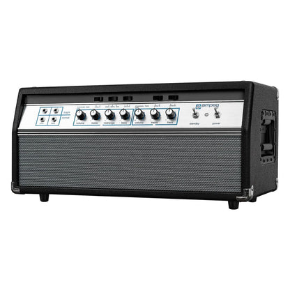 Angled front view of Ampeg HSVT-50TH Heritage 50th Anniversary 300W Bass Amplifier Head on white background