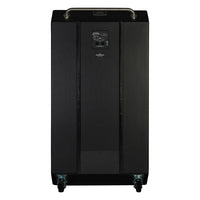 Rear view of Ampeg HSVT-810AV Heritage 8x10" 800W Bass Cabinet on white background