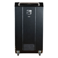 Rear view of Ampeg HSVT-810E Heritage 8x10" 800W Bass Cabinet on white background