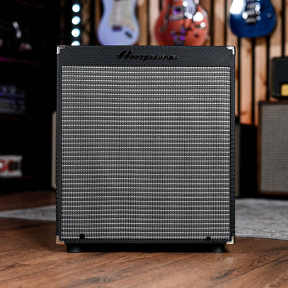 Front view of Ampeg Rocket Bass RB-112 Bass Combo Amp in studio