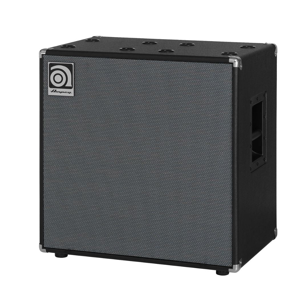 Angled front view of Ampeg SVT-212AV 2x12" 600W Bass Cabinet on white background
