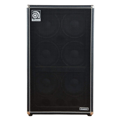 Front view of Ampeg SVT-610HLF 6x10" 600W Bass Cabinet on white background